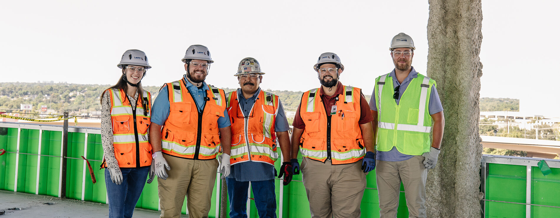 The Layton team onsite in PPE at Medical City Heart Hospital in Dallas