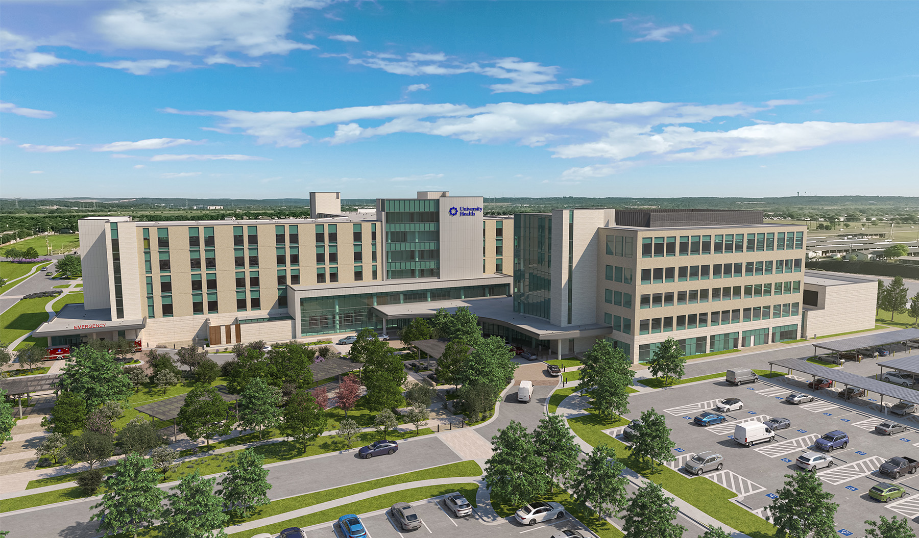 University Health Retama Park Community Hospital Rendering