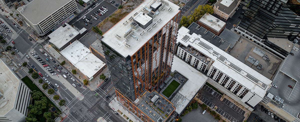 Exterior of The Worthington Residences in Salt Lake City