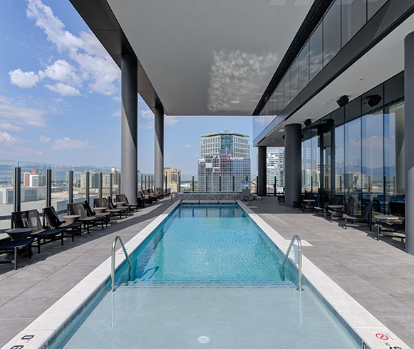 Exterior of The Worthington Residences in Salt Lake City
