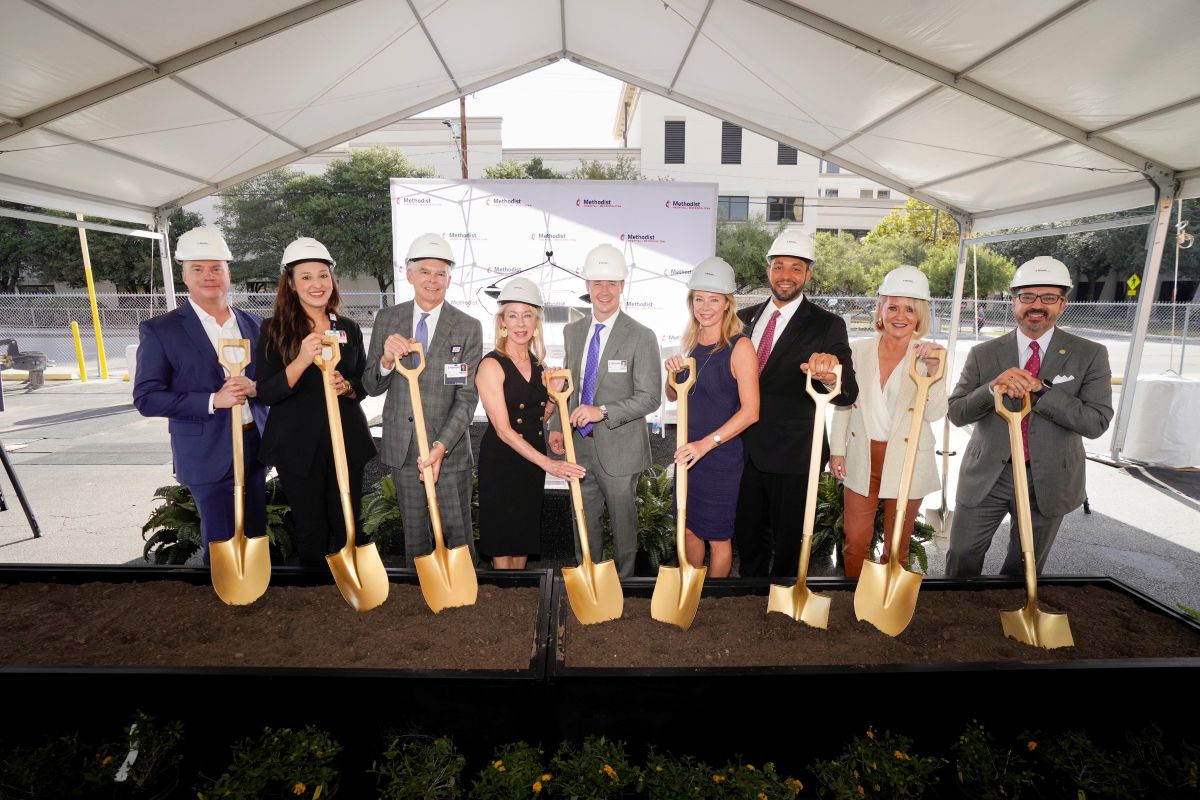 Groundbreaking for Methodist Hospital Metropolitan Healthcare Expansion in San Antonio, Texas.