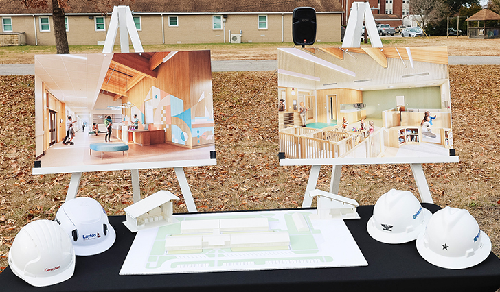 260106-N-ST310-0008 VIRGINIA BEACH, Va. (Jan. 6, 2026) Layton Construction Executive Vice President Eric Nay served as a guest speaker during a groundbreaking ceremony, Jan. 6, 2026, for a new state of the art Child Development Center (CDC) to be constructed on the installation. The ceremony marked the official start of a project aimed at strengthening family readiness, enhancing quality of life, and modernizing the Navy’s approach to delivering critical shore infrastructure. Once complete, the facility is slated to become the largest CDC in the Hampton Roads area and is scheduled for completion in 2028. (U.S. Navy photo by David Todd/Released)