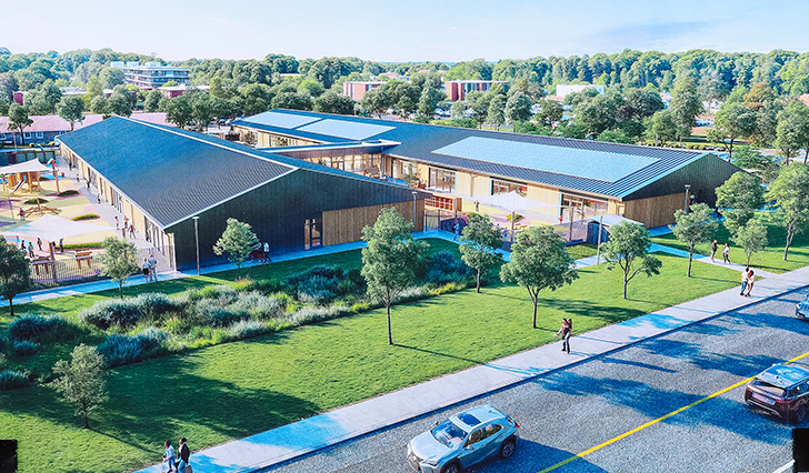 260106-N-ST310-0008 VIRGINIA BEACH, Va. (Jan. 6, 2026) Layton Construction Executive Vice President Eric Nay served as a guest speaker during a groundbreaking ceremony, Jan. 6, 2026, for a new state of the art Child Development Center (CDC) to be constructed on the installation. The ceremony marked the official start of a project aimed at strengthening family readiness, enhancing quality of life, and modernizing the Navy’s approach to delivering critical shore infrastructure. Once complete, the facility is slated to become the largest CDC in the Hampton Roads area and is scheduled for completion in 2028. (U.S. Navy photo by David Todd/Released)