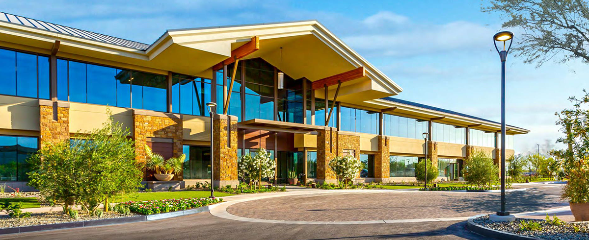 Exterior street view of entrance to the Rivulon Development Center