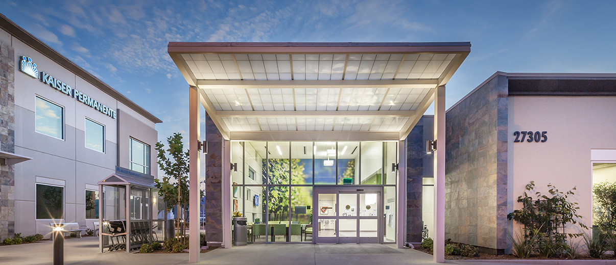 Entrance to outpatient center